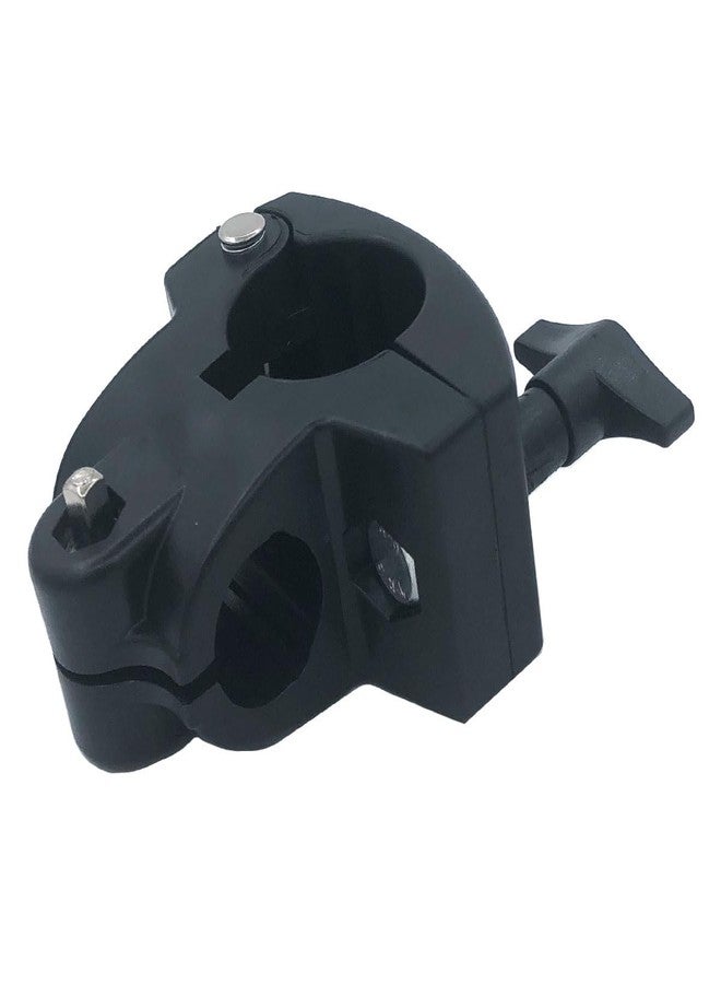 TUOREN Electronic Drum Rack Clamp 22mm Drum Rack T Clamp with Wing Nut Knob, Percussion Drum Rack Tube Clip Bracket Compatible with Roland CR-22 Electronic Drum Kit Connection Poles - Image 1